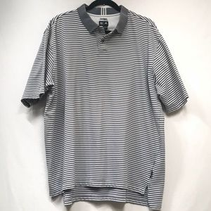 Adidas Mens Striped Polo‎ Short Sleeve Climalite Size XL